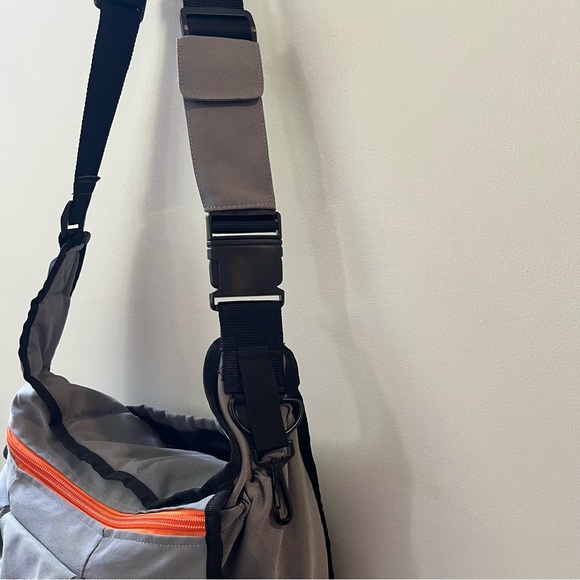DIAPER DUDE Gray and Orange Diaper Bag - Picture 3 of 8
